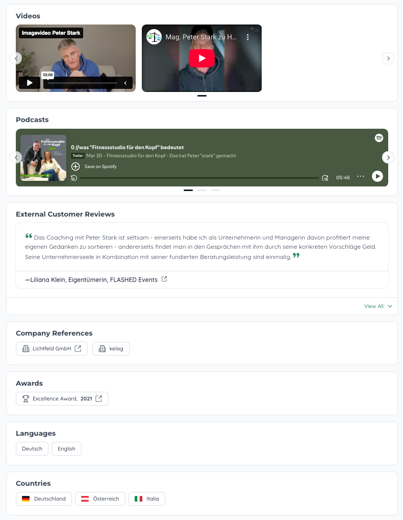 Tailored to your Needs.